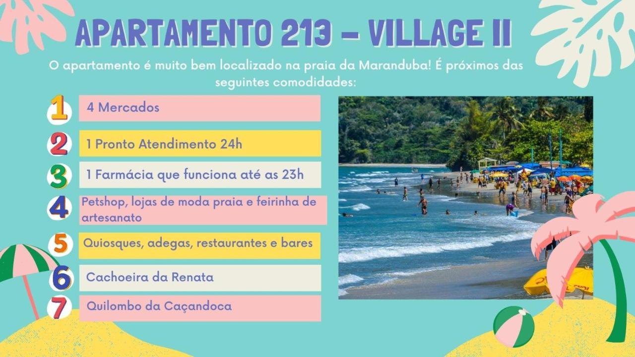 Apartamento Ubatuba 150M Do Mar Maranduba Εξωτερικό φωτογραφία
